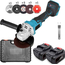 Smerigliatrice Angolare a Doppia Batteria 48V 100/125mm 4Ah Motore Brushless
