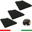 3x Filtro Universale per Cappa Cucina Antigrasso Panno Nero Misura 80x40 cm