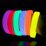 5x Maxi Braccialetti Luminosi Bracciali Fluo Discoteca Fluorescenti Starlight