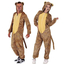 Costume Carnevale pigiama Leopardo animale Kigurumi adulti unisex Taglia Unica