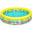 Piscina Rotonda Gonfiabile Fuoriterra 168x38cm Bambini Giardino 3 Anelli Estate