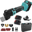 Utensile Multifunzione a Doppia Batteria Oscillante Portatile da 18V 4.0 Ah kit