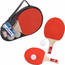 Set Ping pong tennis da tavolocon racchette + 2 palline gioco portatile borsa