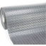 Tappeto gomma grigio in PVC copertura pavimento largo 1x30 m bollo bullonato