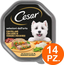 Cesar Cane Selezioni dell'Orto 14x150gr Pollame con Cuore di Verdure e Riso