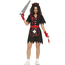 Costume infermiera zombie per Halloween e Carnevale, vestito insanguinato e...