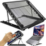 Supporto Regolabile per Laptop 10-15 Pollici, Design a Rete in Metallo, 6...