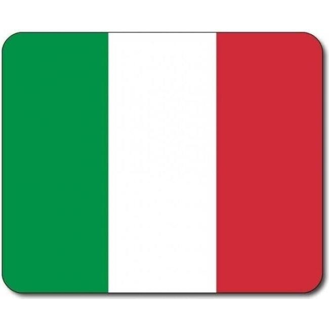 3x Tappetini Mouse Bandiera Italia Tricolore Verde Bianco Rosso PC Ufficio...