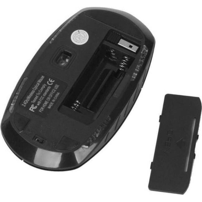 Tastiera Wireless Mouse Senza Fili Ricevitore USB Batterie Copertura Silicone...