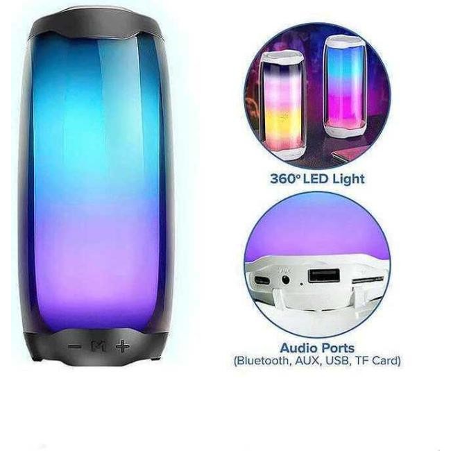 Altoparlante Cassa Speaker Bluetooth LED Portatile Wireless Stereo USB RGB...