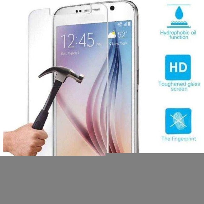 Pellicola Protettiva in Vetro Temperato Anti Bolle per Samsung Galaxy S6 5