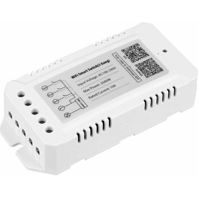 Switch Wi-Fi Smart Controllo Remoto 3 Gang APP 4G Elettrodomestici Domotica...