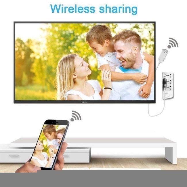 Mirascreen HDTV TV Proiettore iOS Android Mirror Wireless Share Streaming HD...