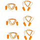 6 Paia Tappi Per Orecchie Anti Rumore Con Cordoncino Lavoro Studio 32dB Dormire 6 Paia Tappi Per Orecchie Anti Rumore Con Cordoncino Lavoro Studio 32dB Dormire