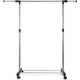 Appendiabiti Attaccapanni Stendere Appendi Abiti Regolabile Ruote 145x42x155cm