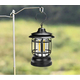 Lampada da Campeggio Luce Portatile LED Lanterna Torcia Gancio Pesca Giardino...