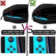 Borsa Custodia Rigida Case Cover Per Nintendo Switch Tasche Giochi e...