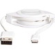 Cavo Carica iPhone Estensibile 8 Pin Lightning 1,2 Metri USB Avvolgibile Piatto