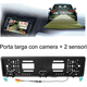 Porta Targa Automobile Retrocamera Waterproof Sensori Parcheggio Acustico 4