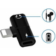 Adattatore Convertitore Di Carica e Cuffie Connettore OTG Lightning Maschio LGT