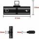 Adattatore Convertitore Di Carica e Cuffie Connettore OTG Lightning Maschio...