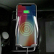 Supporto Smartphone Presa Aria Auto Ricarica Wireless QI Caricatore Charger...