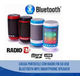 Cassa Portatile Con Radio FM SD USB Bluetooth Mp3 Smartphone Speaker LED...