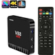 Smart TV Box Android 7.1 RAM 4GB ROM 16GB Wi-Fi 4K HD Telecomando IPTV V88 6
