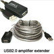 Cavo USB 2.0 Amplificato Prolunga Attiva 480Mps 10m Connessione Dati High...
