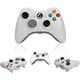 Controller Xbox 360 Wireless a Infrarossi Compatibile Vibrazione Bianco Giochi
