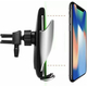 Supporto Smartphone Presa Aria Auto Ricarica Wireless QI Caricatore Cellulare...