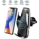 Supporto Smartphone Presa Aria Auto Ricarica Wireless QI Caricatore Cellulare...