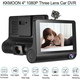 Fotocamera Auto Anteriore Posteriore DVD Video Recorder Specchio Tripla Lente...