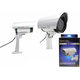 Telecamera Finta ma Realistica Non Operativa Dummy Camera LED Lampeggiante 2 Telecamera Finta ma Realistica Non Operativa Dummy Camera LED Lampeggiante 2