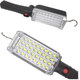 Torcia Portatile Lampada Emergenza 34 LED Calamitata Gancio Ricaricabile Lavoro