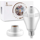 Videocamera di Sorveglianza Lampadina VR Wireless con Telecamera E27 360° gradi
