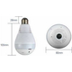 Videocamera di Sorveglianza Lampadina VR Wireless con Telecamera E27 360°...