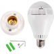 Videocamera di Sorveglianza Lampadina VR Wireless con Telecamera E27 360°...