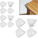 12x Paraspigoli Angolari Protezione Bambini Sicurezza Para Colpi Mobili 5.5cm