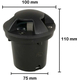 Faretto Calpestabile a Led 3w Incasso Esterno Giardino Luce Bianca 270lmn... Faretto Calpestabile a Led 3w Incasso Esterno Giardino Luce Bianca 270lmn...