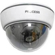 Telecamera finta di videosorveglianza modello a cupola montaggio a soffitto... Telecamera finta di videosorveglianza modello a cupola montaggio a soffitto...