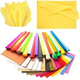 24x Fogli Carta Velina 21gr Colore Giallo Chiaro 50x76cm Cartamodello Hobby