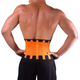 Fascia Modellante Arancione Snellente Doppio Strappo con Stecche Fitness Sport
