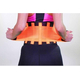 Fascia Modellante Arancione Snellente Doppio Strappo con Stecche Fitness...