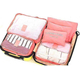Set da 6 Organizer Valigia Organizzatore Bagagli Borsa Sacchetti Varie Misure...