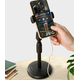 Porta Cellulare da Tavolo Supporto Estensibile per Smartphone Universale 360°...
