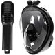 Maschera subacquea integrale montatura action cam sub immersione mare 6