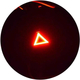 Triangolo LED per Segnalazione Posizione Bici Luce Intermittente USB Strobo... Triangolo LED per Segnalazione Posizione Bici Luce Intermittente USB Strobo...