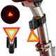 Triangolo LED per Segnalazione Posizione Bici Luce Intermittente USB Strobo... Triangolo LED per Segnalazione Posizione Bici Luce Intermittente USB Strobo...