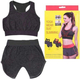 Tuta sportiva completa short e top per allenamento senza limiti fitness